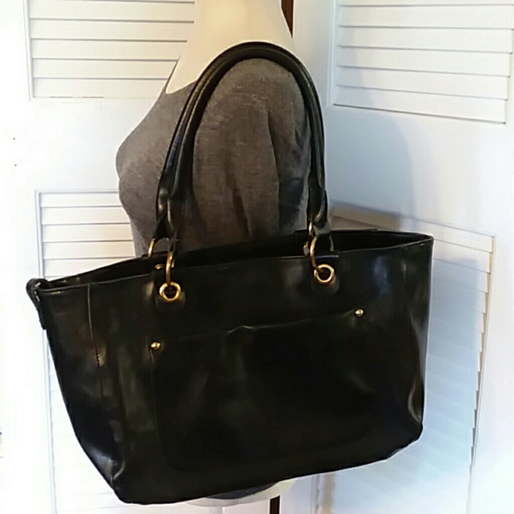 Vintage Aldo large black tote
